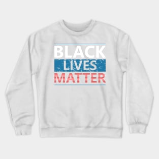 Black Lives Matter USA Flag Crewneck Sweatshirt